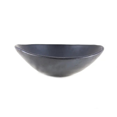 Irregular Bowl Black Pottery
