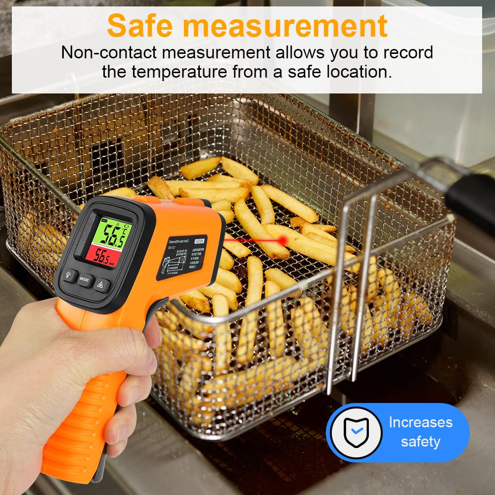 Infrarood Thermometer Gun -50°C tot 550°C Laser Braainest