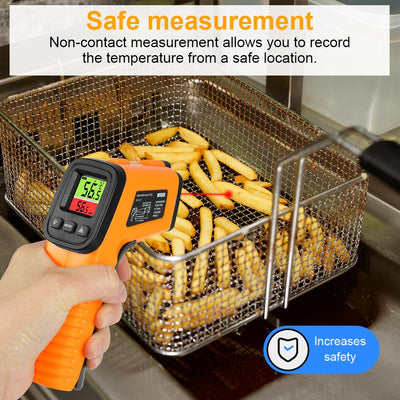 Infrarood Thermometer Gun -50°C tot 550°C Laser Braainest