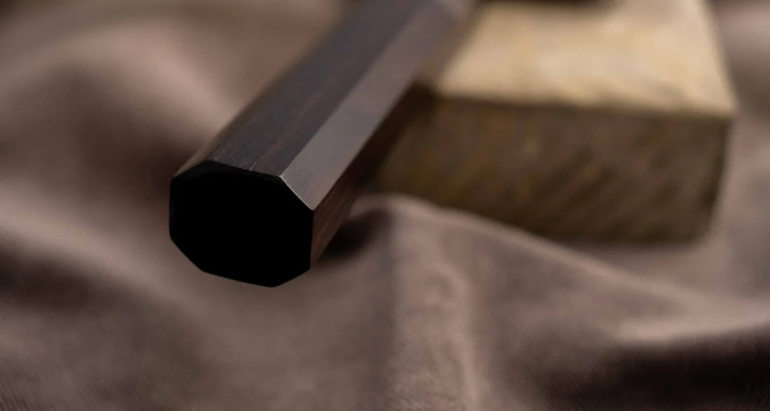 HAP-40 Bunka mes | Japans keukenmes 190mm zwart ebben Braainest