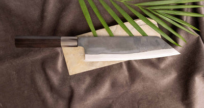 HAP-40 Bunka mes | Japans keukenmes 190mm zwart ebben Braainest