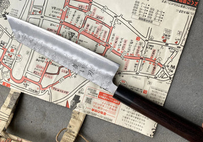 Veelzijdig Japans Hokiyama Kiritsuke Ginsanko 210mm mes Braainest