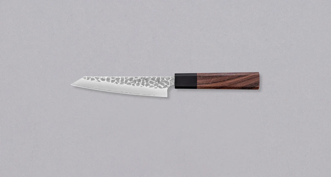 Japans Vakmanschap keuken mes 135mm Kouhei-Shinmatsu Petty Silver 135mm Braainest