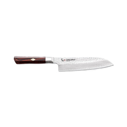Japans mes Santoku Supreme Hammered 180mm Braainest
