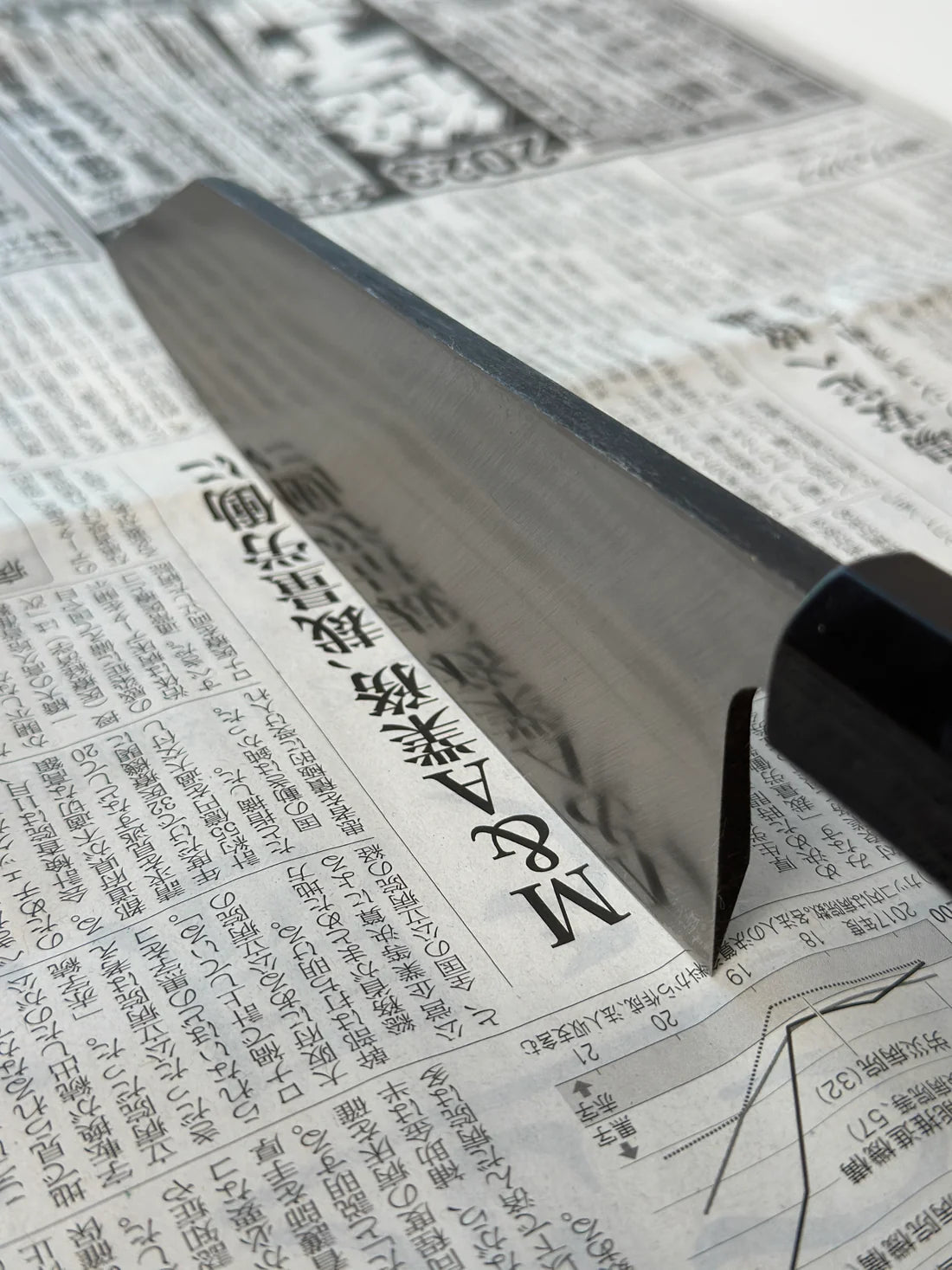 Japans mes Hatsukokoro Shirasagi 180mm Braainest