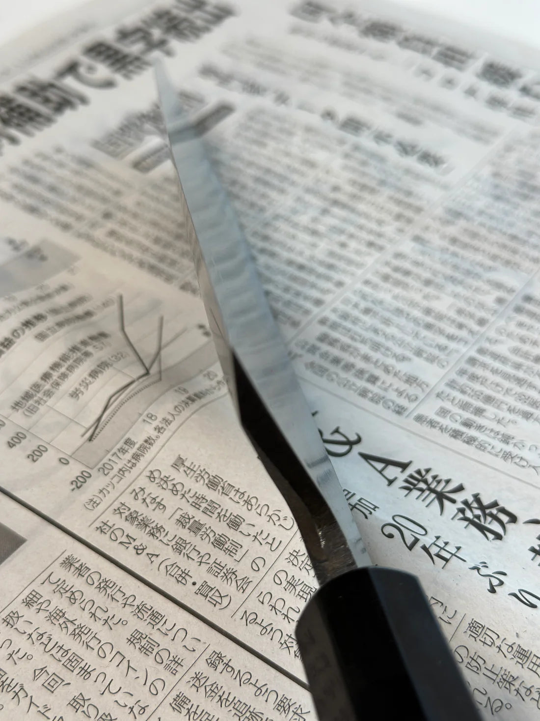 Japans mes Hatsukokoro Shirasagi 180mm Braainest