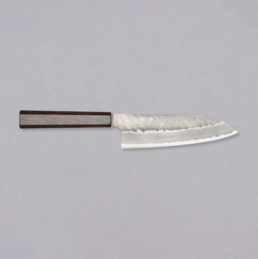 Japans mes Nigara Santoku Aogami Super 180mm Braainest