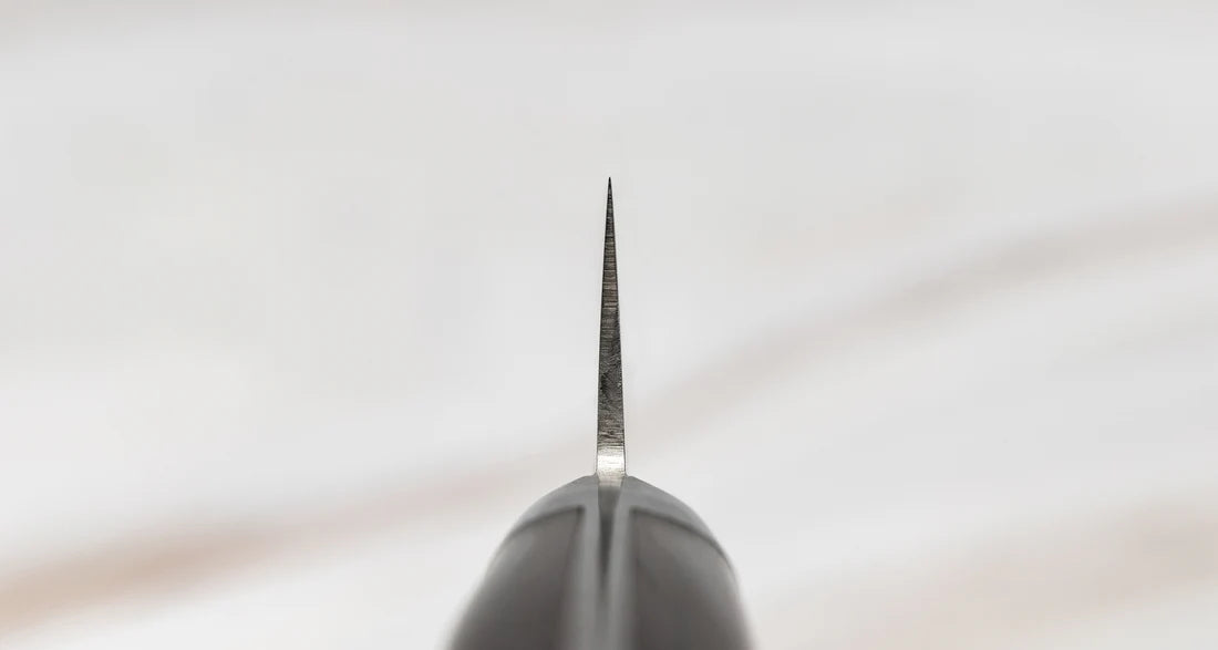 Kajiyamura Hakuun Petty VG-10 Damascus Japans mes 120mm Braainest