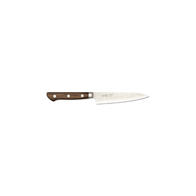 Kajiyamura Hakuun Petty VG-10 Damascus Japans mes 120mm Braainest