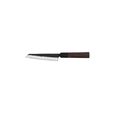 Uitmuntend Japans mes Kouhei-Shinmatsu Petty Black 135mm Braainest
