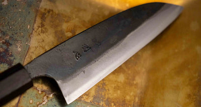 Krachtig handgemaakt Japans precisie mes voor fijn snijwerk 120 mm Braainest