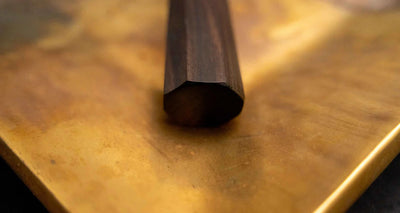 Krachtig handgemaakt Japans precisie mes voor fijn snijwerk 120 mm Braainest