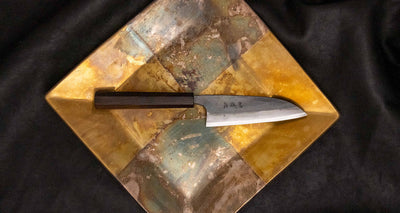 Krachtig handgemaakt Japans precisie mes voor fijn snijwerk 120 mm Braainest