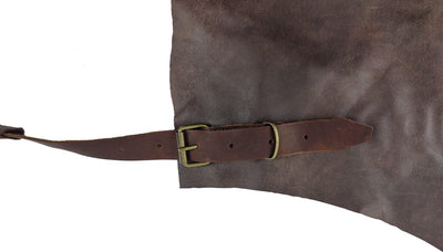 Handgemaakt Lederen traditioneel BBQ Schort Saint Sauveur