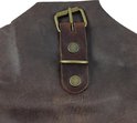 Handgemaakt Lederen traditioneel BBQ Schort Saint Sauveur