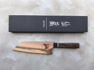 Bunka Black Damascus 165mm Japans Koksmes Braainest