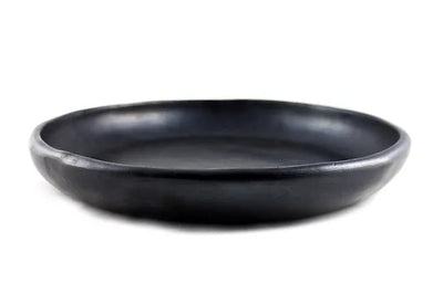 Oven Plate Black Pottery