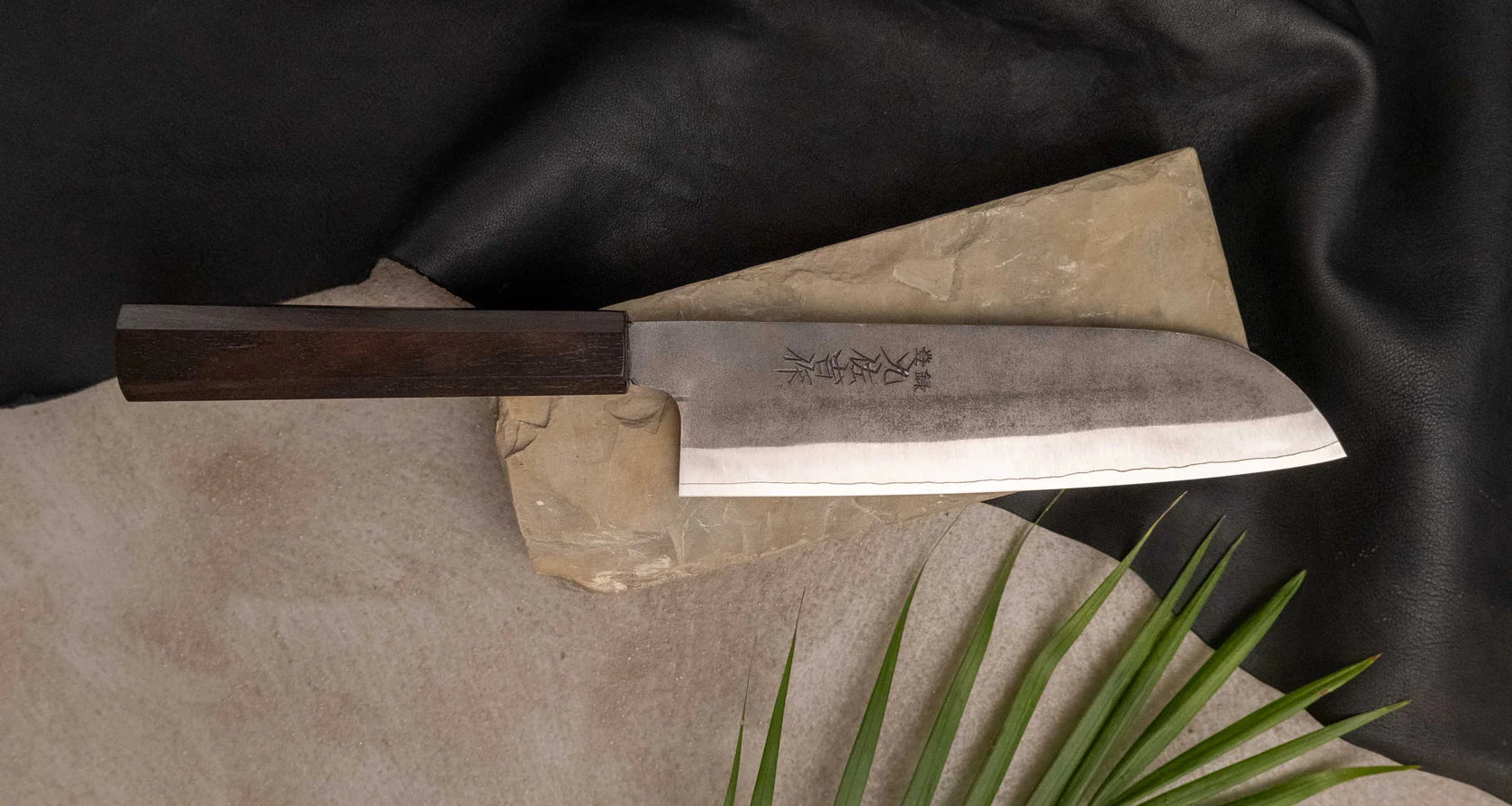 ZDP-189 Santoku Black Ebony 180mm Mes Braainest