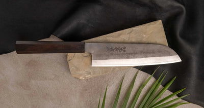 ZDP-189 Santoku Black Ebony 180mm Mes Braainest