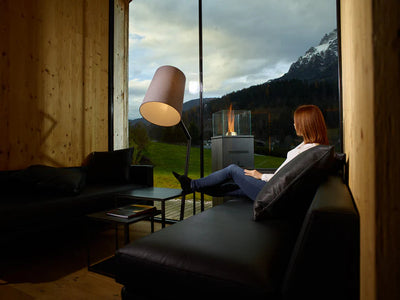 Pelmondo Barcube - Vuurzuil met pellets Pelmondo