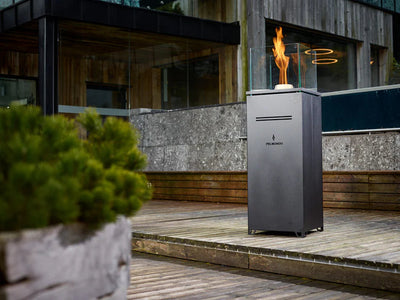 Pelmondo Barcube - Vuurzuil met pellets Pelmondo