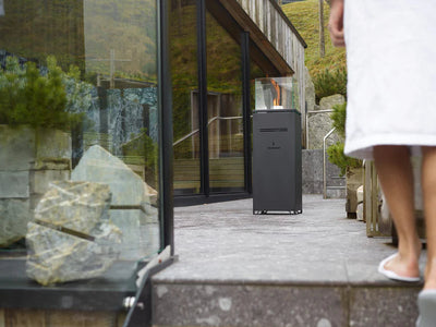 Pelmondo Barcube - Vuurzuil met pellets Pelmondo