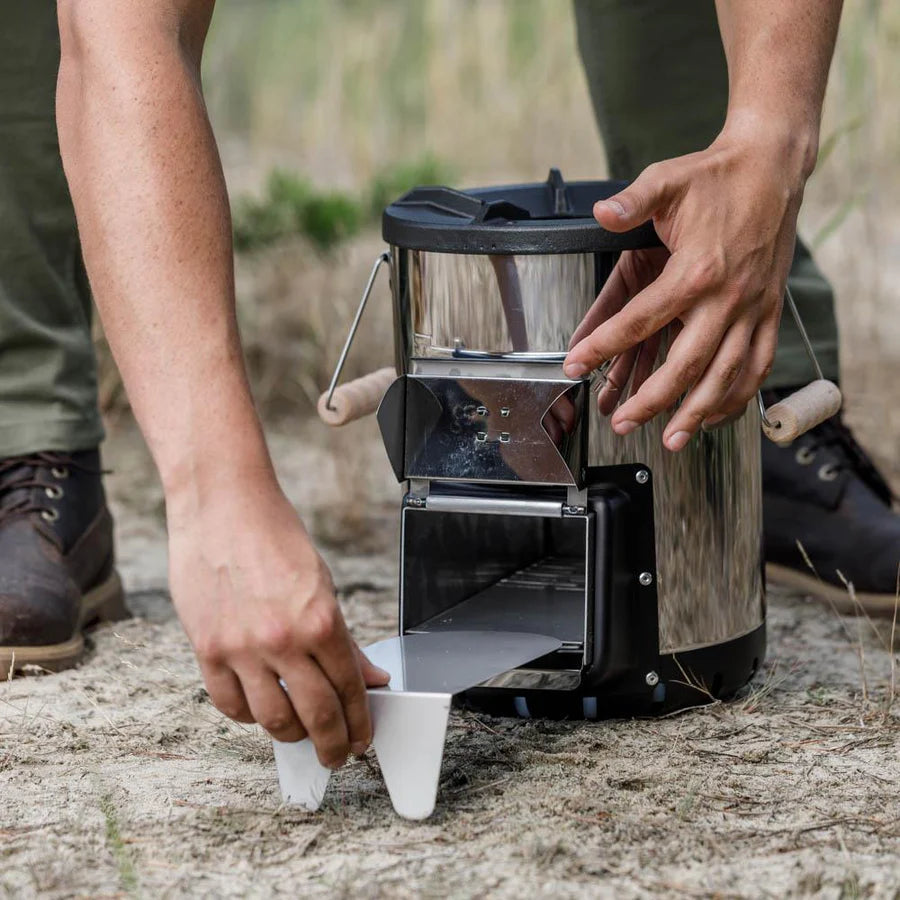 Rocket Stove Grillplaat – Plancha voor Buiten Koken Petromax
