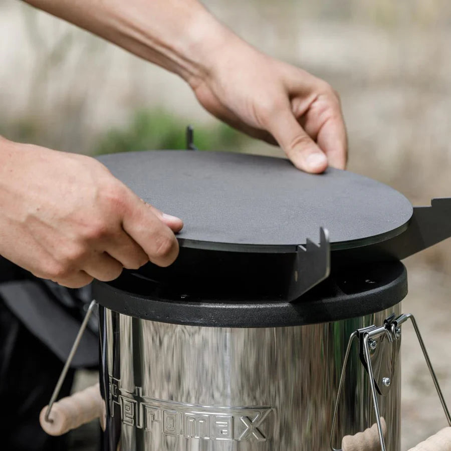 Rocket Stove Grillplaat – Plancha voor Buiten Koken Petromax