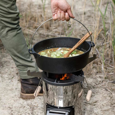 Rocket Stove Grillplaat – Plancha voor Buiten Koken Petromax
