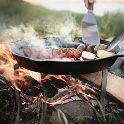 Pannendrager Driehoek – Stabiele Outdoor Kooksteun Petromax
