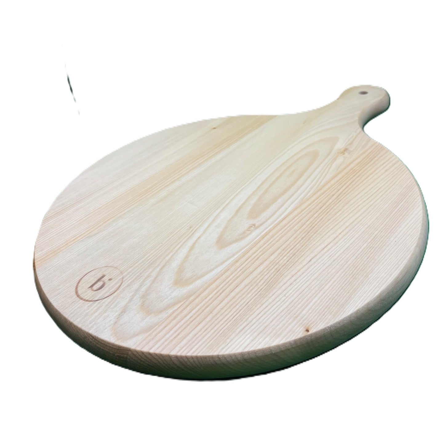 Pizza plank hout | Ronde tapas & serveerplank met handvat Braainest