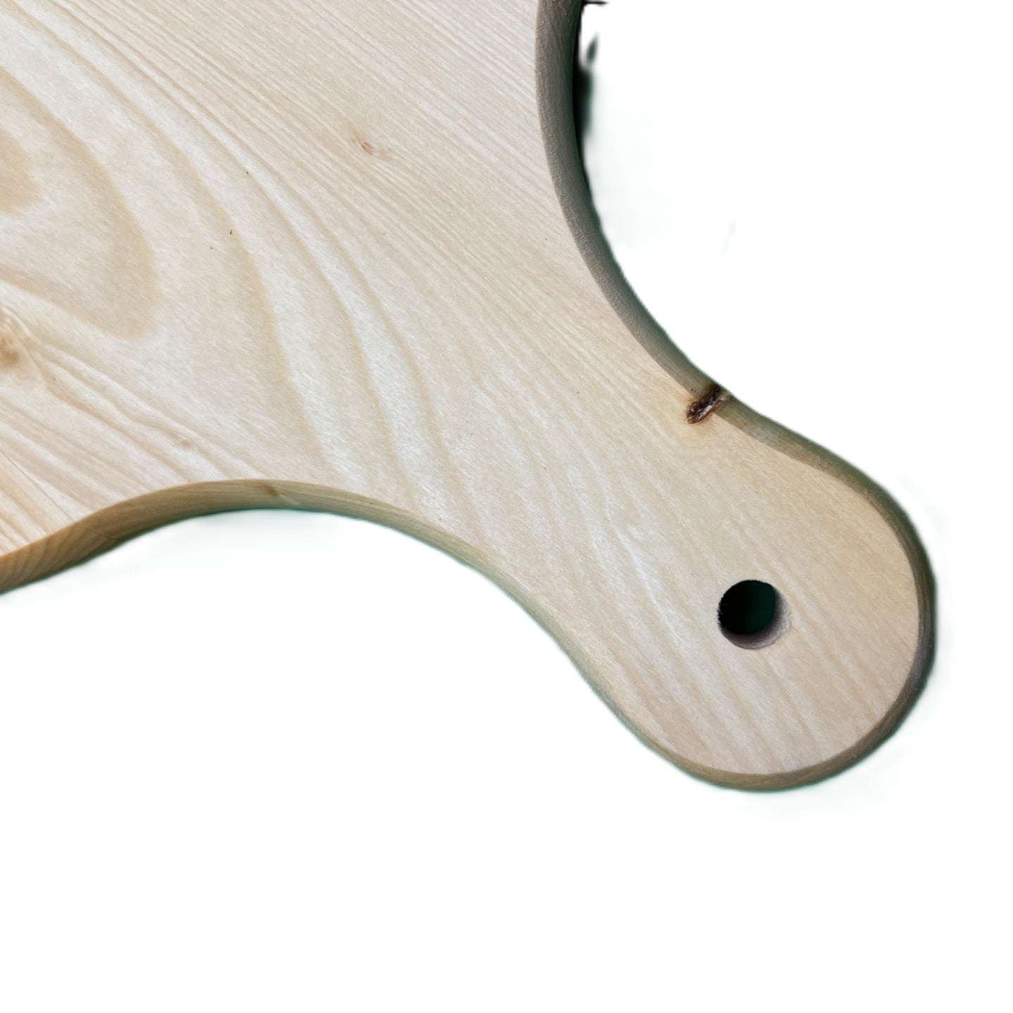 Pizza plank hout | Ronde tapas & serveerplank met handvat Braainest