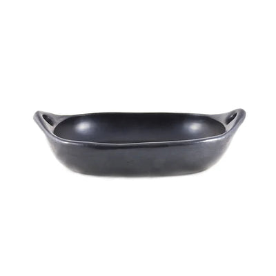 Rectangle Oven Dish Black Pottery