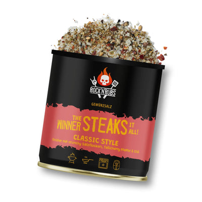 Kruiden Rock 'N Rubs The Winner Steaks it All Classic Style Rock'N Rubs