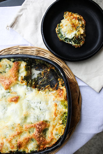 Square Oven Dish Black Pottery