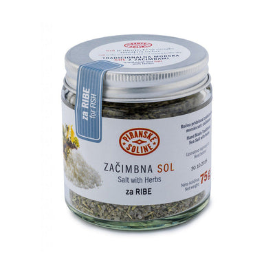 Salt with herbs for FISH 75 gr Soline
