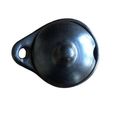 Sauce Bowl With One Handle Black Pottery