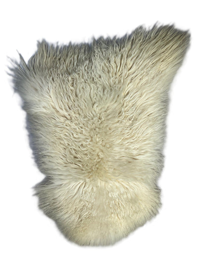 Islandic schapenvacht 1m x 0,7m - Wit Braainest
