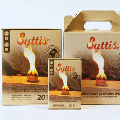 Syttis aanmaakbollen - Natuurlijke Vuurstarters No Axe