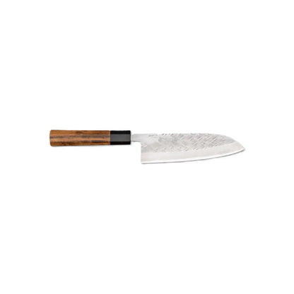 Tadafusa Santoku Mes – SLD Hammered 165mm Japans Mes Braainest