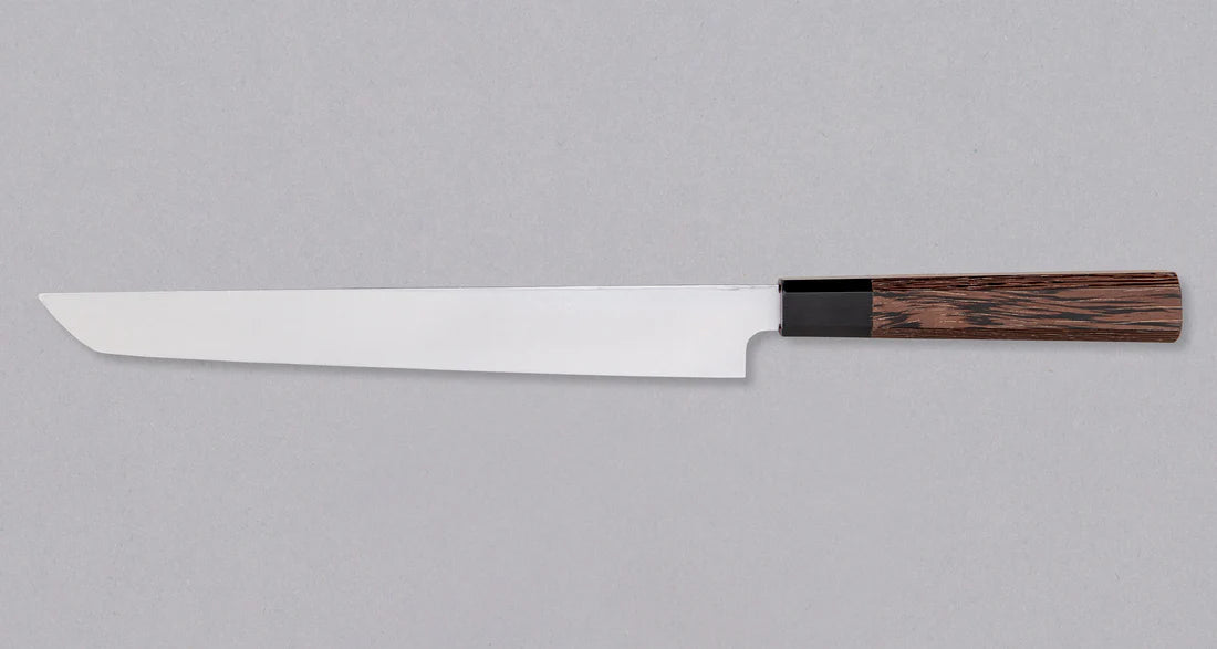 Traditioneel Japans Mes Voor Sashimi en Sushi Hatsukokoro Shirasagi 270mm Braainest