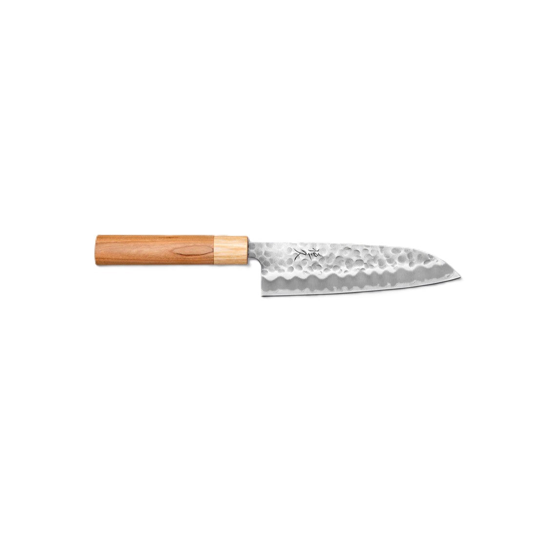 Tsunehisa Santoku Mes – Shirogami #2 170mm Kersenhout Braainest