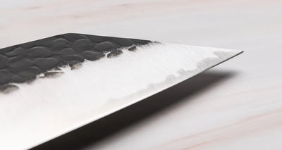 Uitmuntende Japanse Keukenmes - Kouhei-Shinmatsu Bunka Black 200mm Braainest