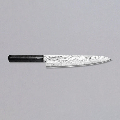 Veelzijdig en stijlvol Japans keukenmes Tojiro Gyuto Black Damascus 270mm Braainest