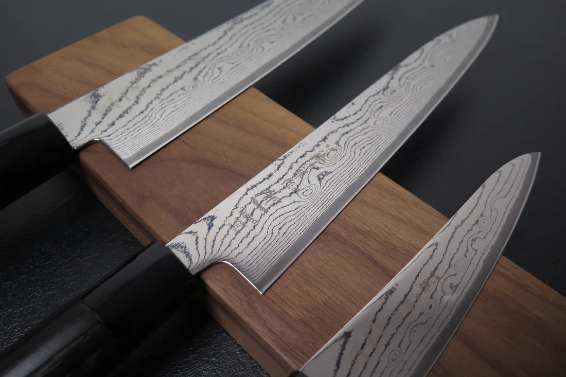 Veelzijdig en stijlvol Japans keukenmes Tojiro Gyuto Black Damascus 270mm Braainest