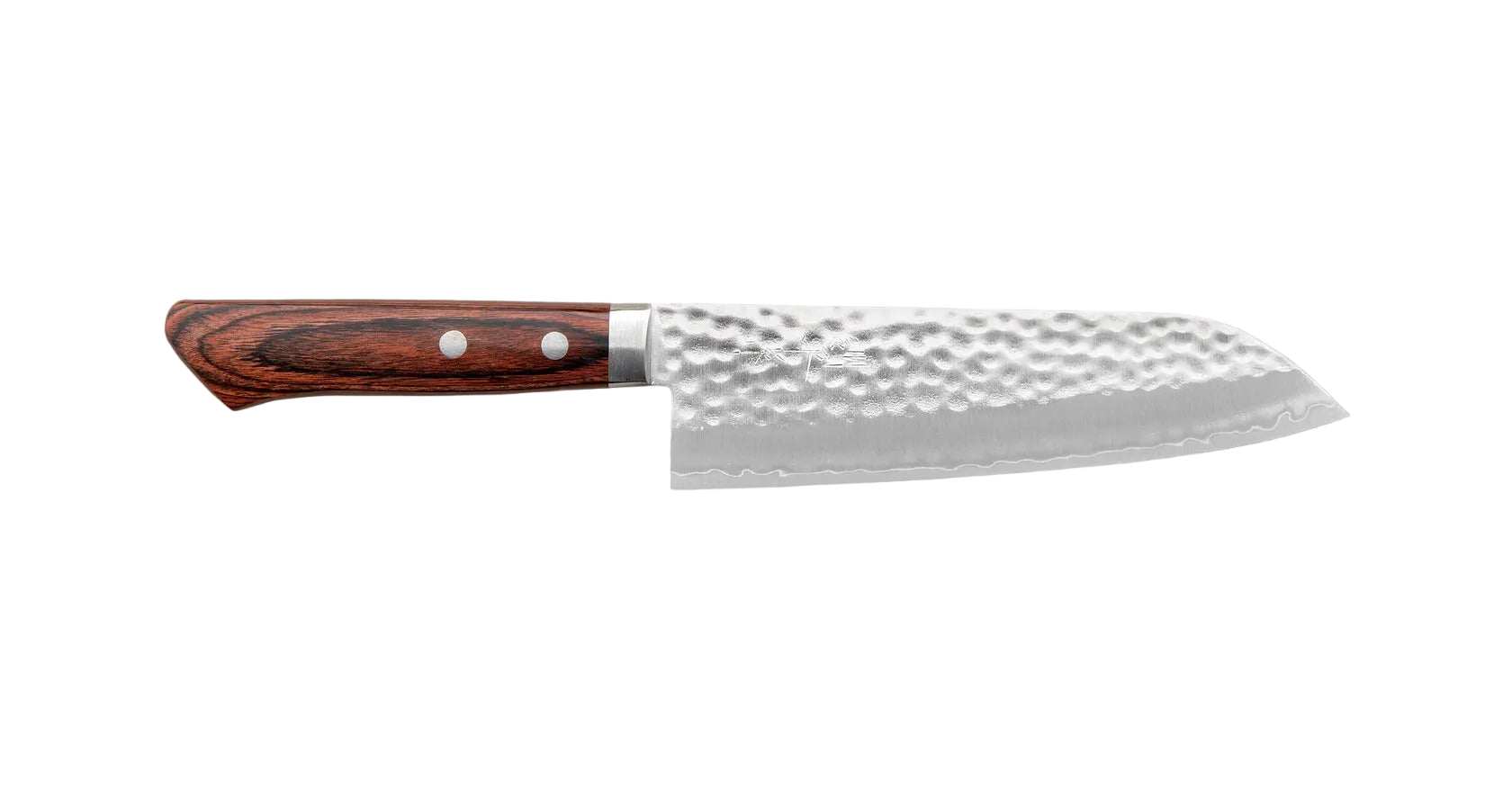 Etsu Village Hammered Santoku 170mm Mes Braainest