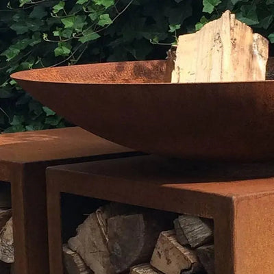 Vuurnest Stalen Vuurschaal | Moderne Vuurplaats voor de Tuin Braainest