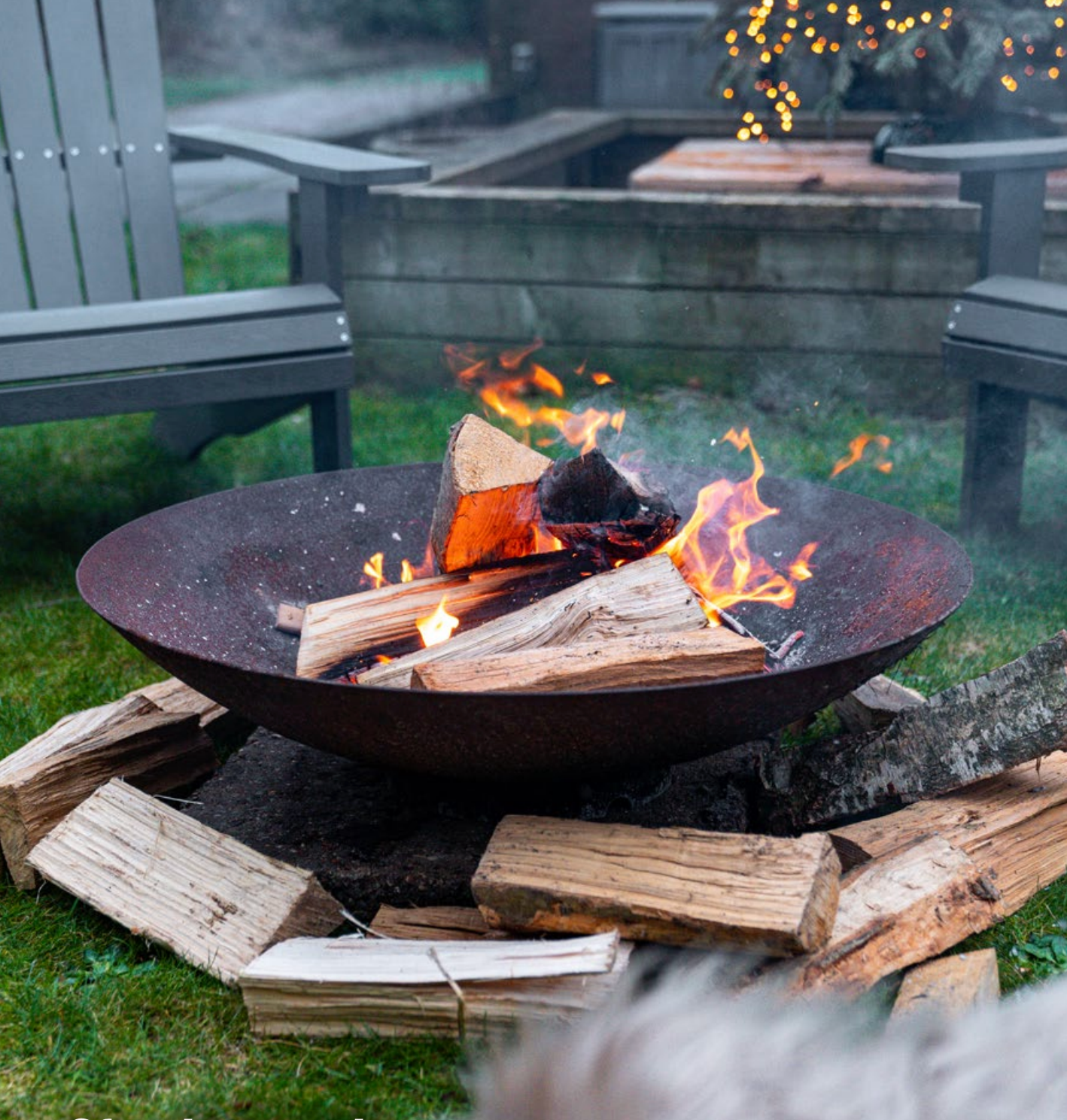 Vuurnest Stalen Vuurschaal | Moderne Vuurplaats voor de Tuin Braainest