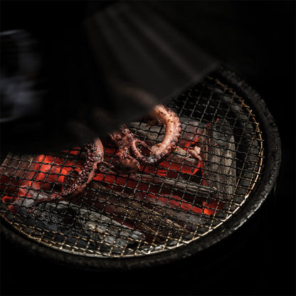 YAKINIKU Shichirin Round keramiek rvs MINI Yakiniku