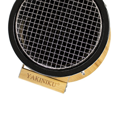 YAKINIKU Shichirin Round keramiek rvs MINI Yakiniku